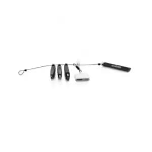 C2G Universal 4K HDMI Adapter Ring with Color Coded Mini DisplayPort DisplayPort USB-C and Lightning