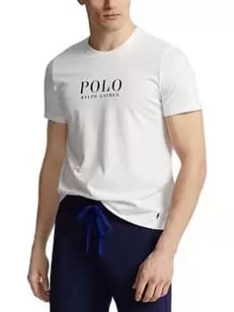 Polo Ralph Lauren Chest Logo Lounge T-Shirt, White, Size S, Men