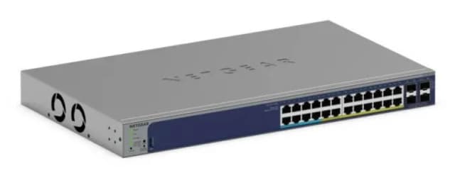 Netgear Netgear GS728TXUP Managed Gigabit Ethernet (10/100/1000) Power over Ethernet (PoE) 1U Grey GS728TXUP-300EUS