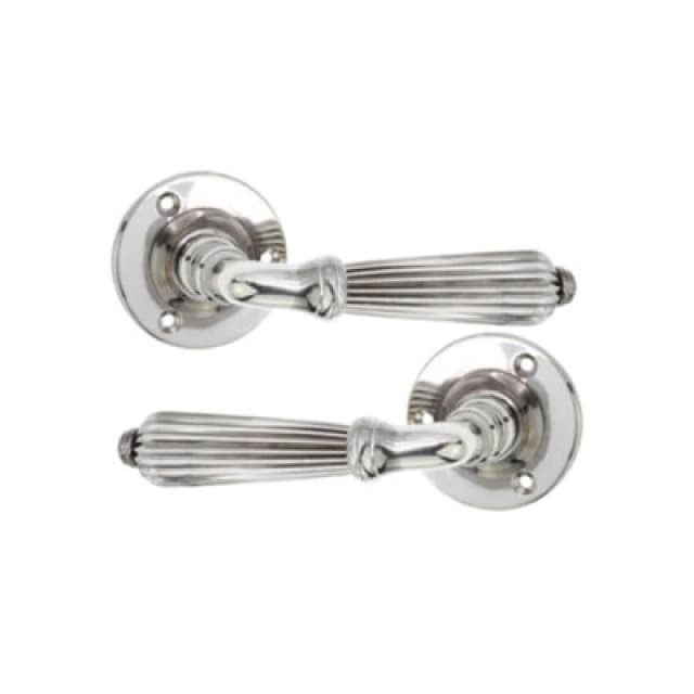 Spira Brass Regency Lever Door Handle Aged Nickel
