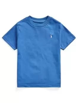Ralph Lauren Boys Core Short Sleeve T-Shirt - Blue Size 10-12 Years=M