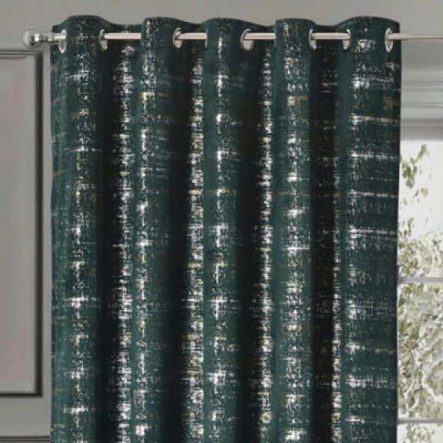 Intimates Warwick Readymade Eyelet Curtains - Green