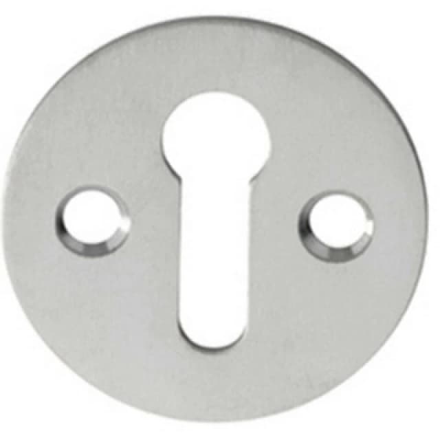 Loops 31mm Keyhole Profile Round Escutcheon 18mm Fixing Centres Satin Chrome Multi unisex