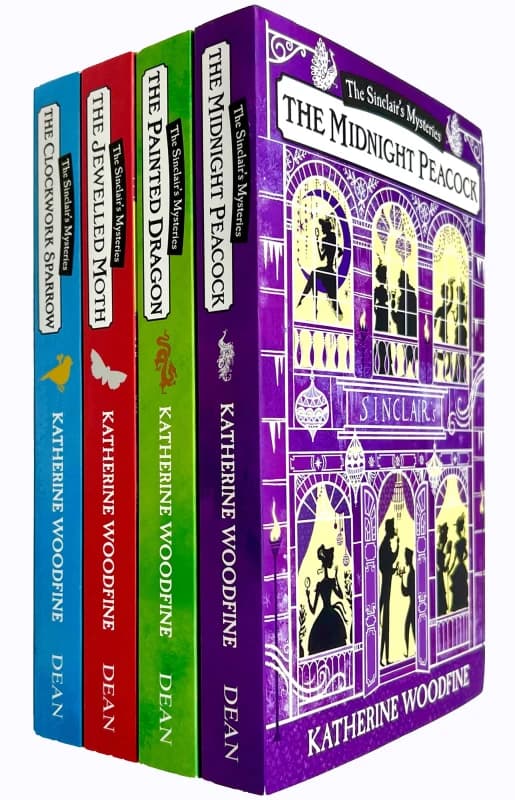 Katherine Woodfine The Sinclair's Mysteries 4 Books Collection Pack Set Paperback Katherine Woodfine Books