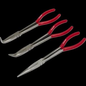 Sealey 3 Piece Needle Nose Plier Set