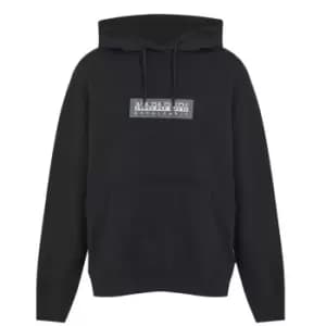 Napapijri Box Logo Hoodie - Black