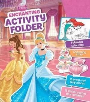 Disney Princess Enchanting Activity Folder Hardback