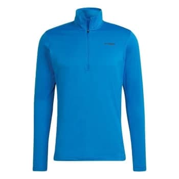 adidas Terrex Everyhike Half-Zip Fleece Jacket Mens - Blue