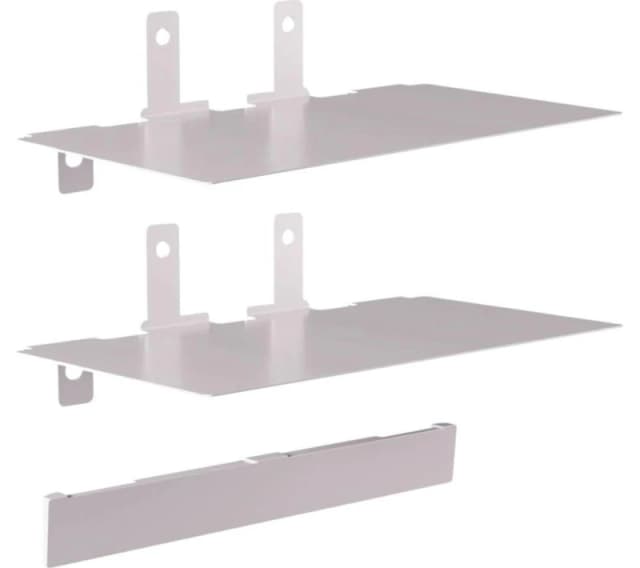 NANOLEAF Blocks Add-on Steel Shelf - Pack of 2, Silver/Grey 4895263600571