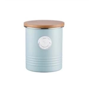Typhoon 1 Litre Living Tea Canister Steel Blue 11 x 11 x 15.5 cm