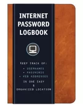 Internet Password Logbook (Cognac by Editors of Rock Point