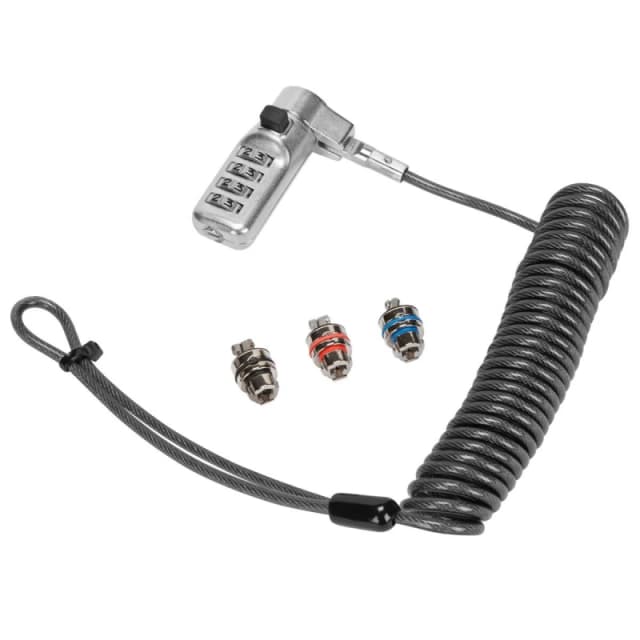 Targus 3-in-1 Coiled Combin Lock