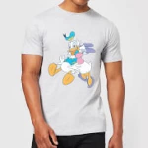 Disney Donald Daisy Kiss T-Shirt - Grey - 3XL