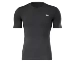 Reebok Workout Ready Compression T-Shirt Mens - Black