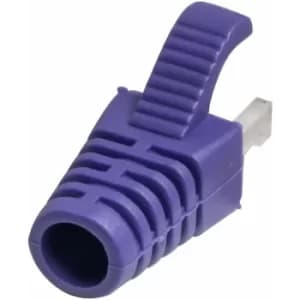 TUK Ltd SPEEDY RJ45 PS1Pu#100 Purple strain relief boot for Cat5 plug pk of 100