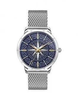 Thomas Sabo Rebel Spirit Compass Mesh Strap Two-Tone Mens Watch