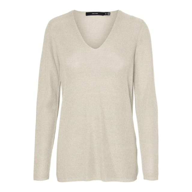 Vero Moda V-neck sweater For Her Vero Moda Vmnewlexsun Beige Female S