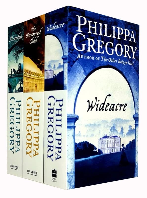 Philippa Gregory 3 Book Set Wideacre, The Favoured Child, Meridon Philippa Gregory Books