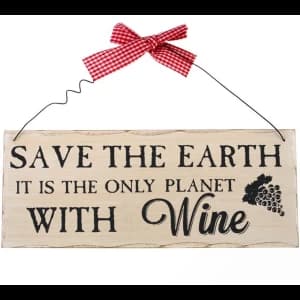 Save the Earth Hanging Sign