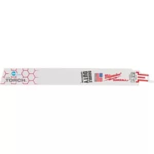 Milwaukee Heavy Duty TORCH Ice Demolition Reciprocating Sabre Saw Blades 230mm Pack of 5