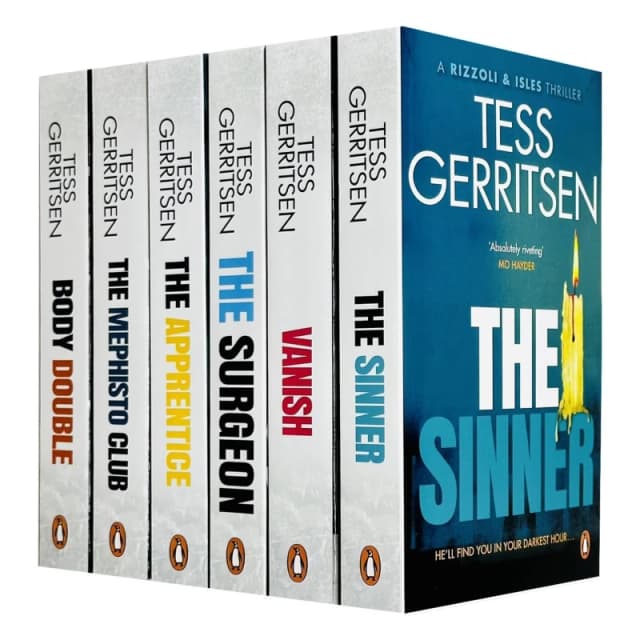 Tess Gerritsen Rizzoli Isles Series Featuring The Apprentice The Surgeon The Sinner 6 Book Set Tess Gerritsen Books