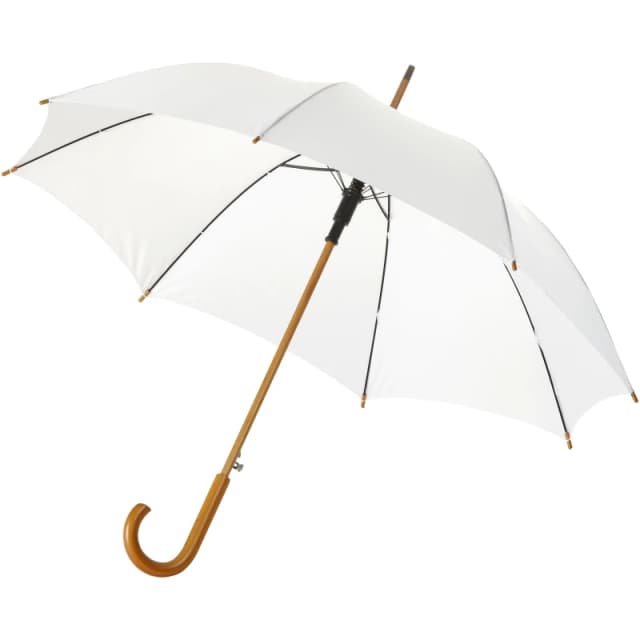 Bullet 23" Kyle Automatic Classic Umbrella in White White Unisex
