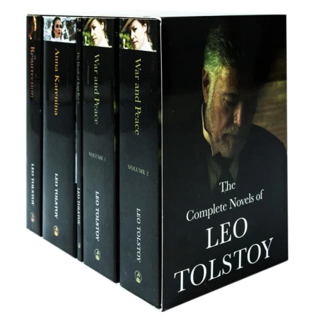 The Complete Novels of Leo Tolstoy Classic Stories 5 Books Collection Box Set (Resurrection, Anna Karenina, The Death of Ivan Ilyich) Leo Tolstoy Book