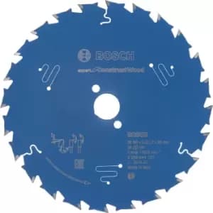 Bosch Expert Construct Wood Cutting Saw Blade 165mm 24T 20mm