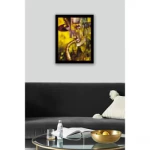 SC0155 Multicolor Decorative Framed MDF Painting