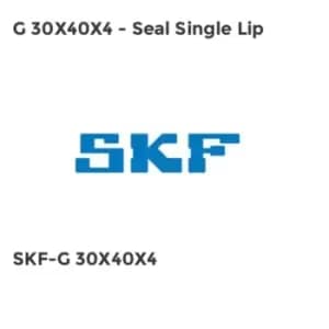 G 30X40X4 - Seal Single Lip