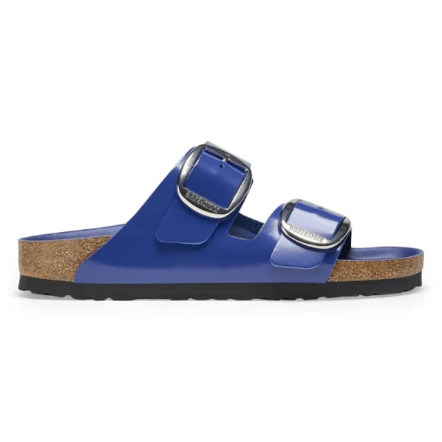 Birkenstock Natural leather slippers For Her Birkenstock Arizona Big Buckle Bleu Female 37