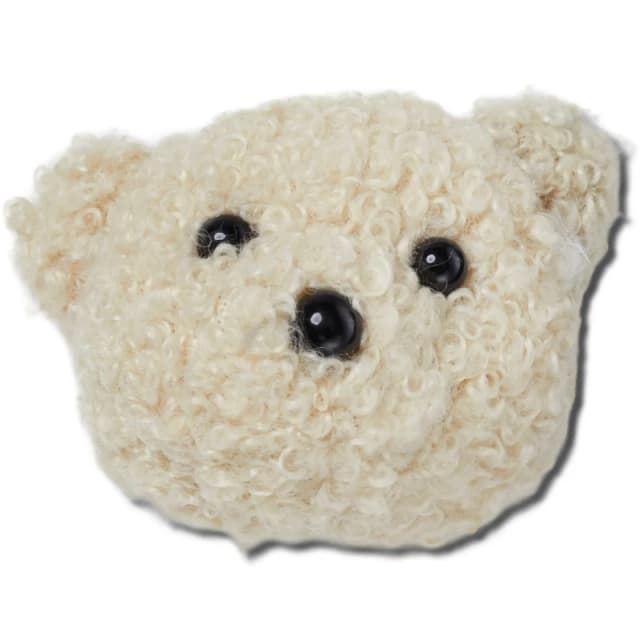 Crocs Jibbitz Crocs Terry Teddy Bear Face Beige Unisex TU