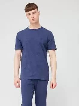 BOSS Tegood Regular Fit T-Shirt - Navy, Size 2XL, Men