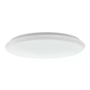 Giron LED Flush Ceiling Light White Remote Control Included, cct - Eglo