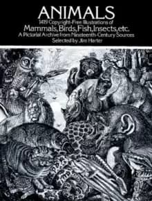 Animals : 1,419 Copyright-Free Illustrations of Mammals, Birds, Fish, Insects, etc