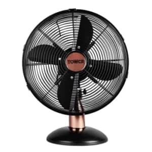 Cavaletto 12" Desk Fan, Black