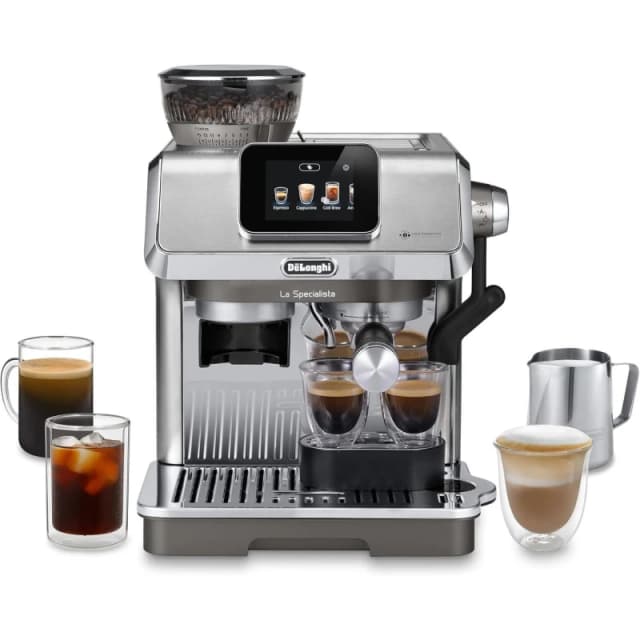 DeLonghi EC9455.M La Specialista Maestro Metal Manual Bean-to cup Coffee Machine with Milk Frother EC9455.M Metal