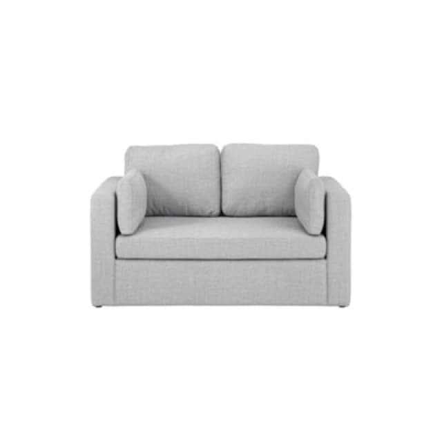 LPD Newport Grey Linen 2 Seater Sofa