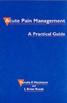 Acute Pain Management by Pamela Macintyre Paperback