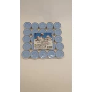 Price's Candles Tealights Pack 25 Cotton Flowers