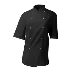 Dennys AFD Mens Chefs Jacket / Chefswear (2XL) (Black)