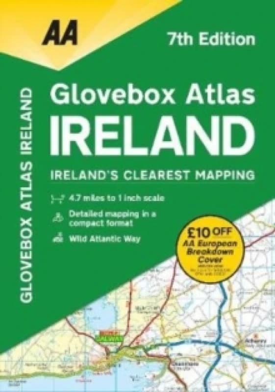 Glovebox Atlas Ireland. Paperback. By AA Publishing Books