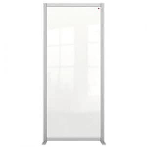 Nobo Premium Plus Modular Protection Room Divider Screen Plexiglass Acrylic Transparent 1800 x 800 x 600 mm