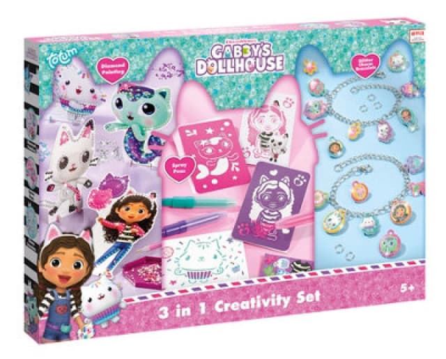 Totum Gabby's Dollhouse 2 in 1 Creativity Set Multi female