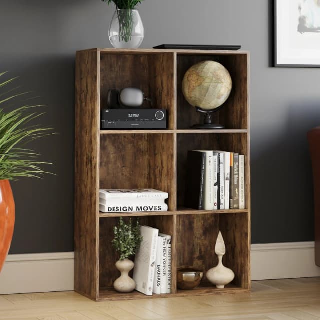 Lassic Vida Designs Durham 2x3 Cube Storage Unit Dark Wood unisex 2x3