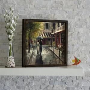 KZM535 Multicolor Decorative Framed MDF Painting