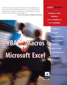 Vba and Macros for Microsoft Excel by Bill Jelen Book