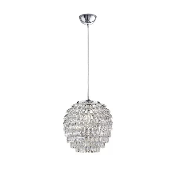 Petty Modern 35cm Pendant Ceiling Light Chrome