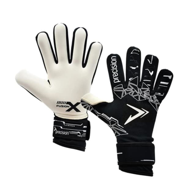 Precision Precision Men Fusion X Pro Lite Giga Goalkeeper Gloves in Black Size: 10 Black 10 Male 5063574038133