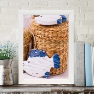 BC11143609824 Multicolor Decorative Framed MDF Painting